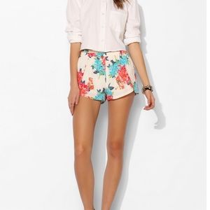 Lucca couture floral tulip shorts